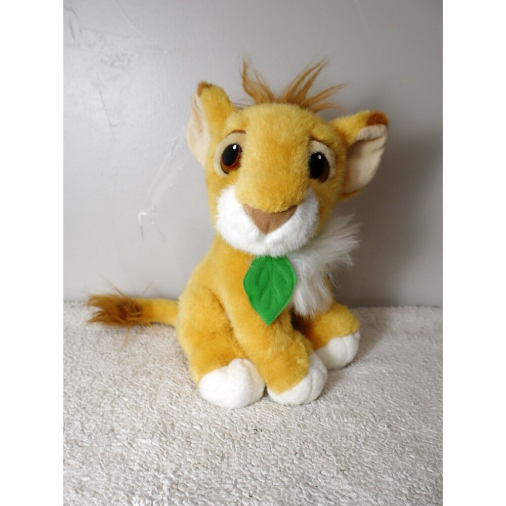 Vintage Authentic Lion King Baby Simba Lion 1993 Stuffed Animal Mattel Disney